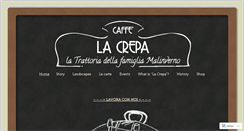 Desktop Screenshot of caffelacrepa.net
